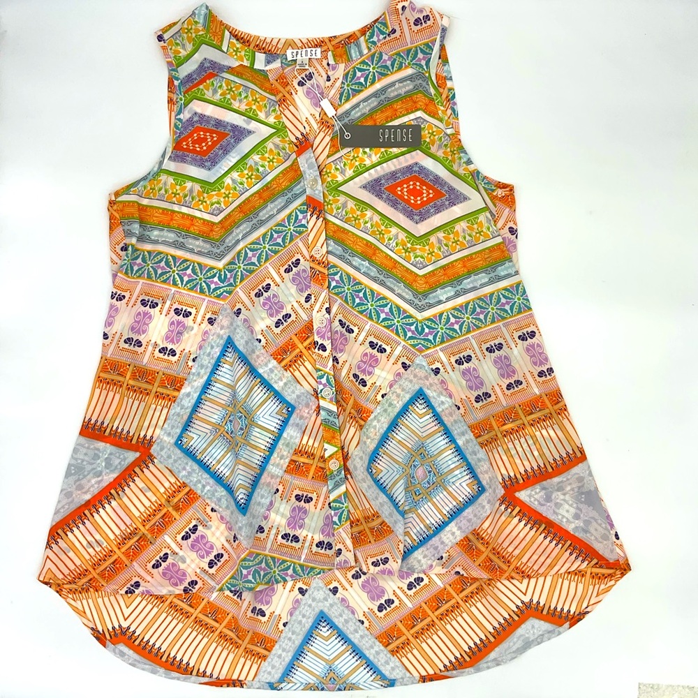 NWT Sleeveless Spense Blouse, Small